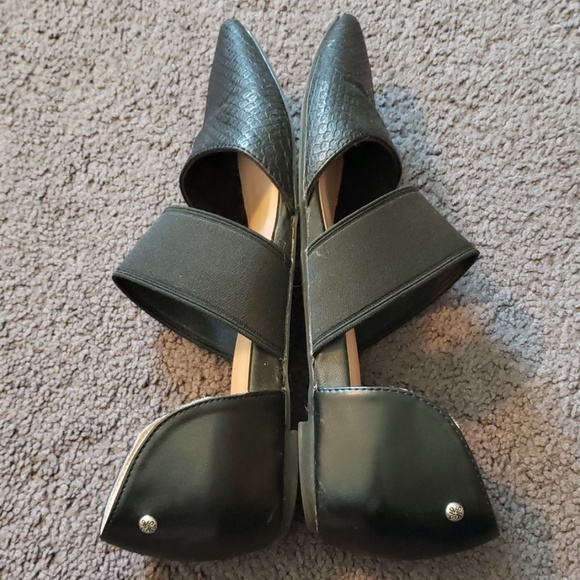 Simply Vera Vera Wang Black Flats 6.6 - Picture 3 of 4